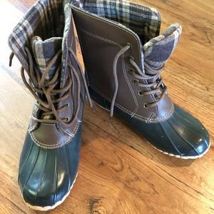 Sporto leather duck boots